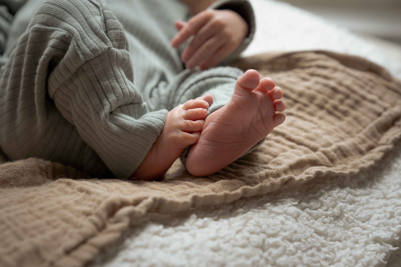Voetjes van een baby